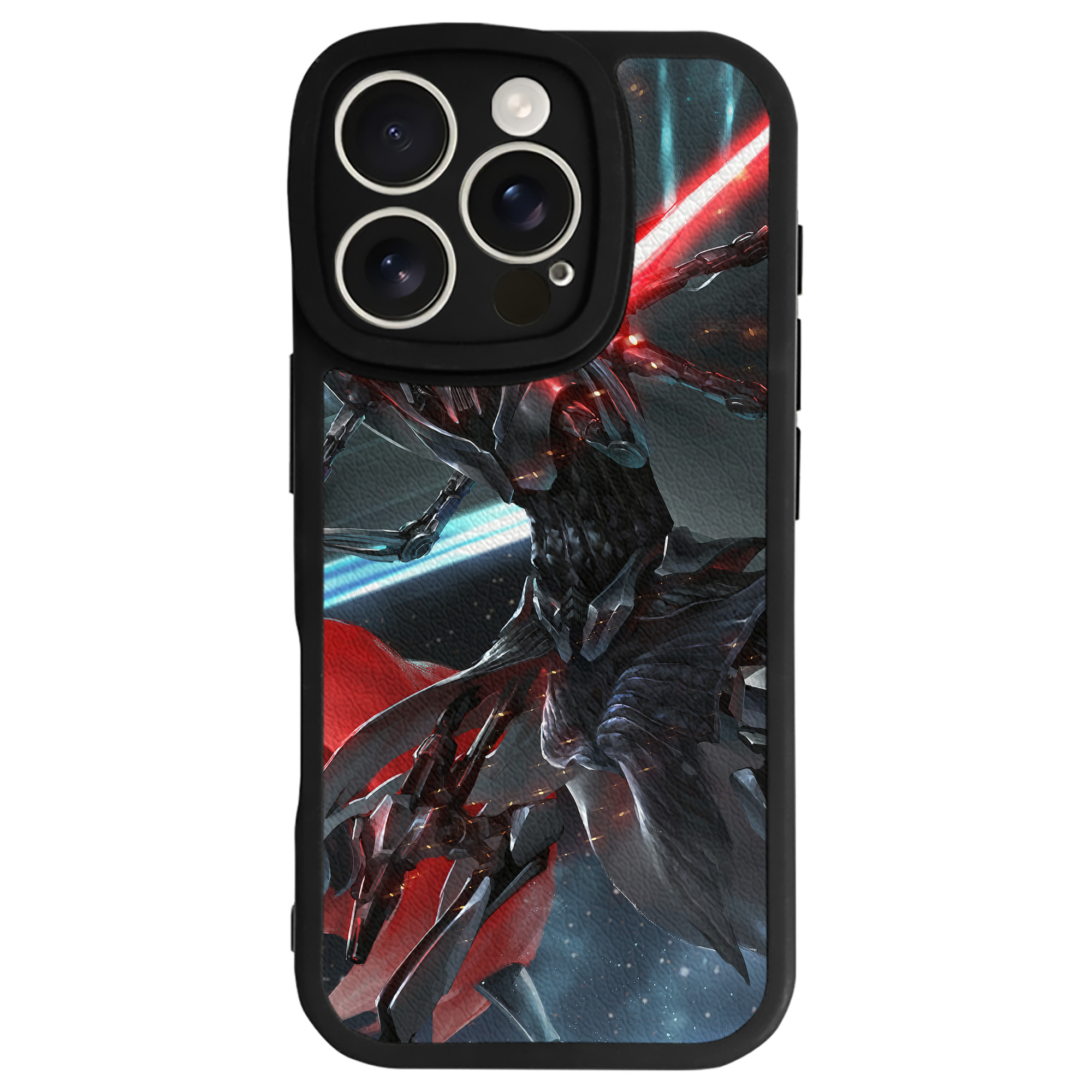（画像用） スター・ウォーズ Star Wars 【iPhone 16シリーズ対応】シリコンスマホケース（レザー調） 材質：シリコン